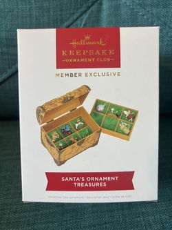 Hallmark Keepsake Ornament Santa’s Treasures