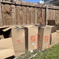 Dozens Of Assorted Moving Boxes 