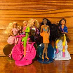 Mini Barbie Dolls Lot