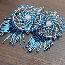 Hand Beaded Earrings 