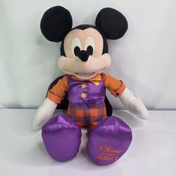 Disney Store Mickey Mouse Plush Doll Stuffed Toy Halloween 2021 15"