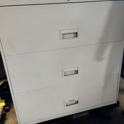 3 Drawer Lateral White