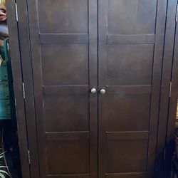✨ Solid Wood Wardrobe T.V. Armoire ✨