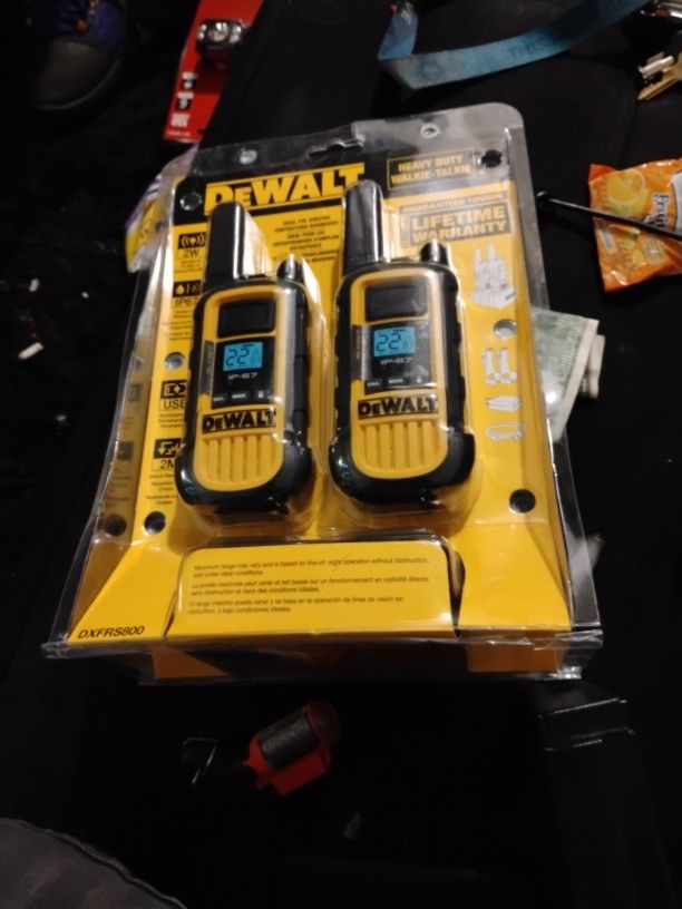 DeWalt 2 Way Walkie Talkies