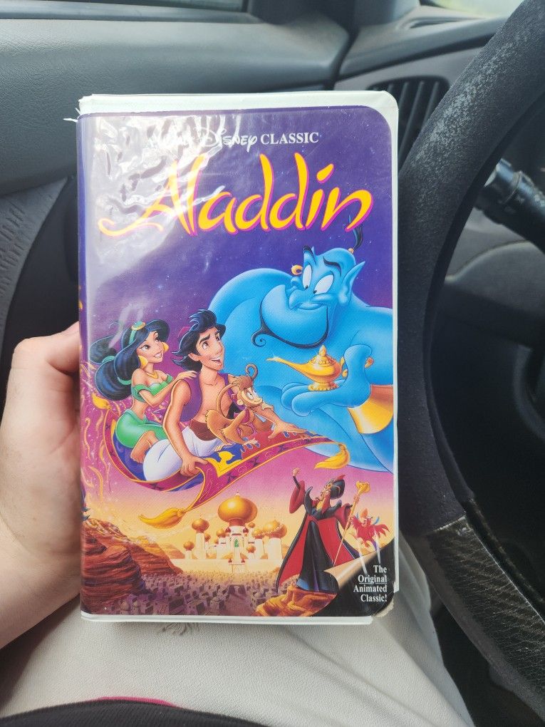 Disney Black Diamond Aladdin Vhs 