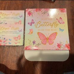 Butterfly Baby Shower Raffle Kit
