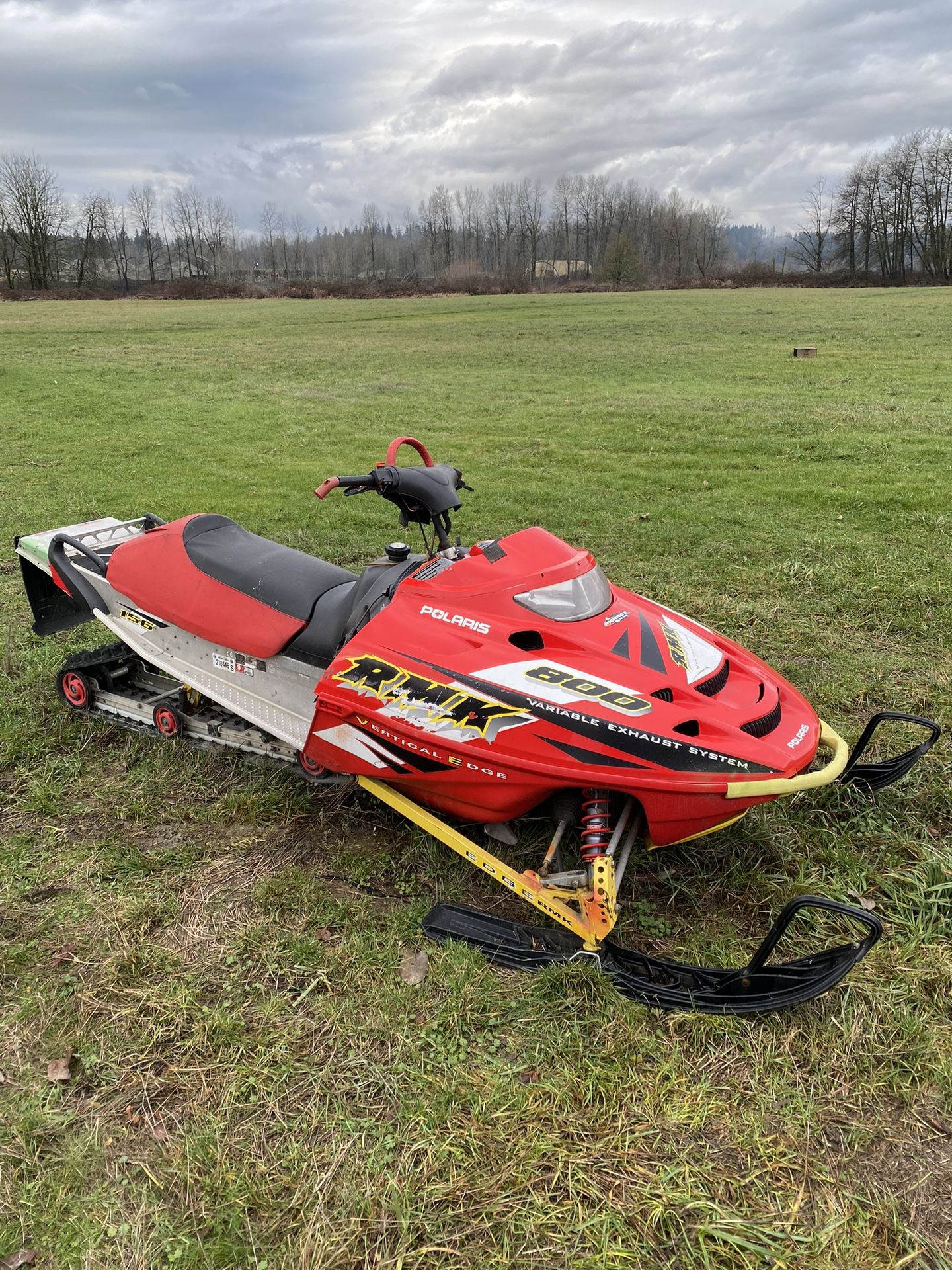 2002 Polaris RMK 800 Snowmobile