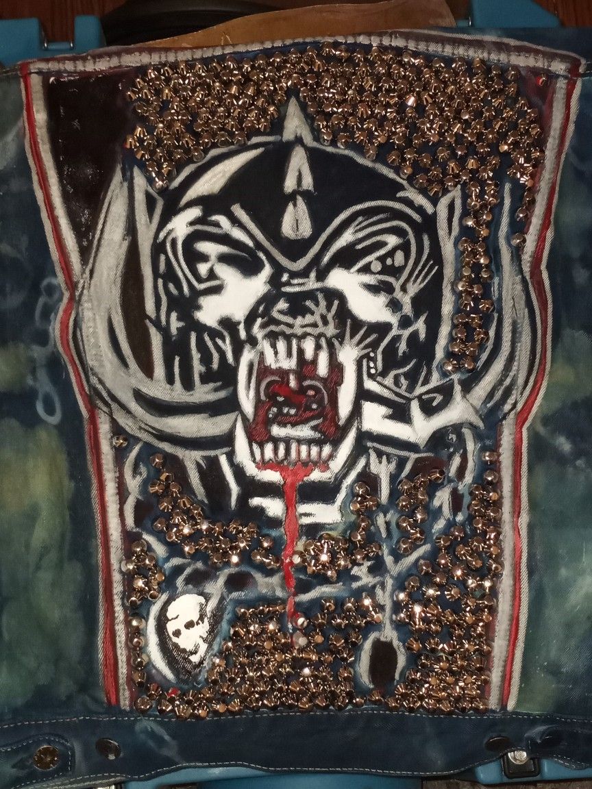 Studded Motorhead Levi Jean Jacket