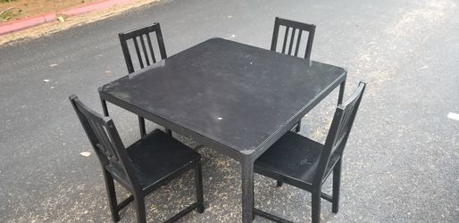 Table and chairs
