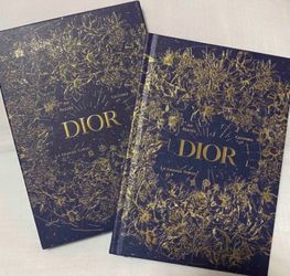 Christian Dior Novelty Notebook Blue Gold Limited Coffee Table Book NEW Sealed