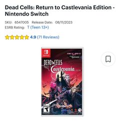 Dead Cells: Return to Castlevania Edition - Nintendo Switch, $40