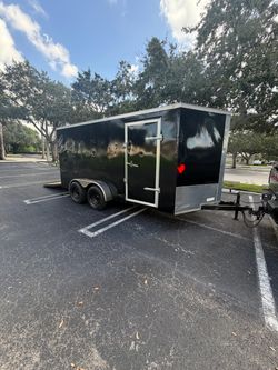 TRAILER ENCLOSED 7 X 14 V-NOSE