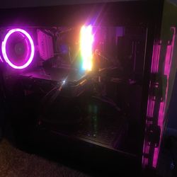 geforce gaming pc and monitor 