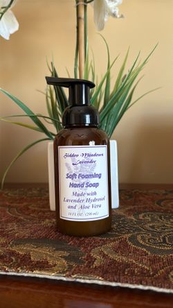 Hand-made Lavender Foaming Hand Soap, 10 oz.