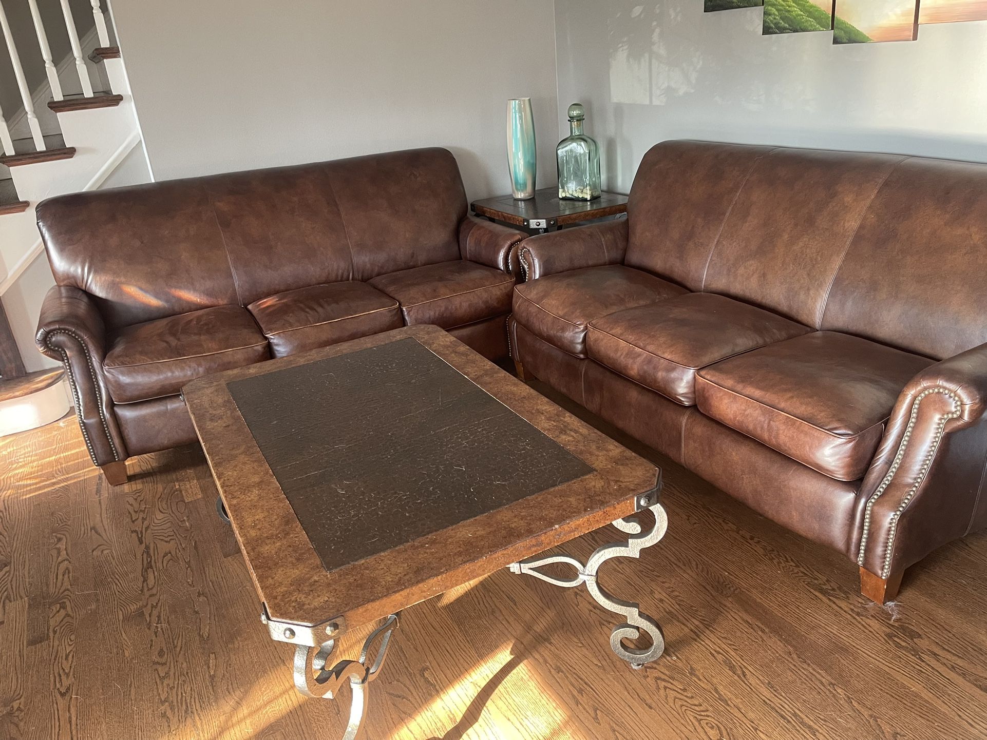 Thomasville Leather Couches