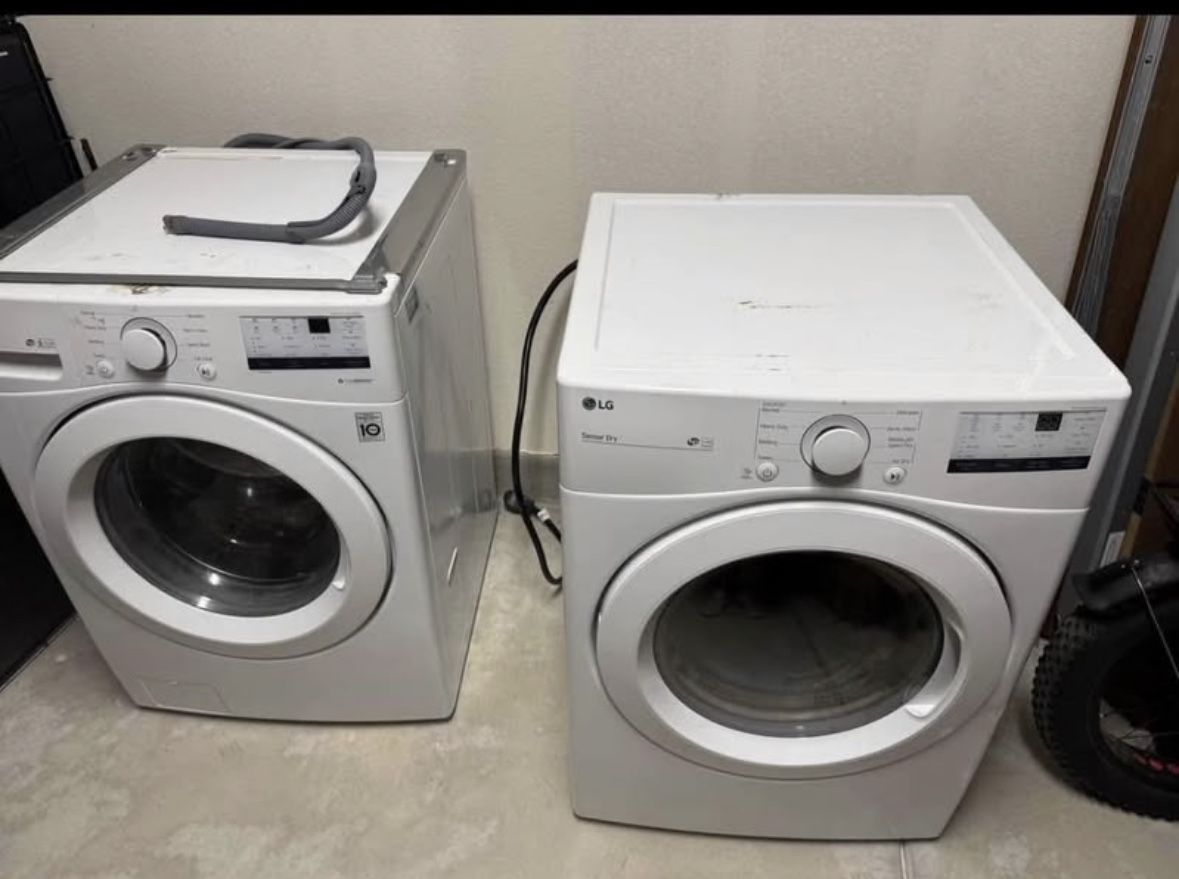 LG STACKABLE WASHER AND DRYER
