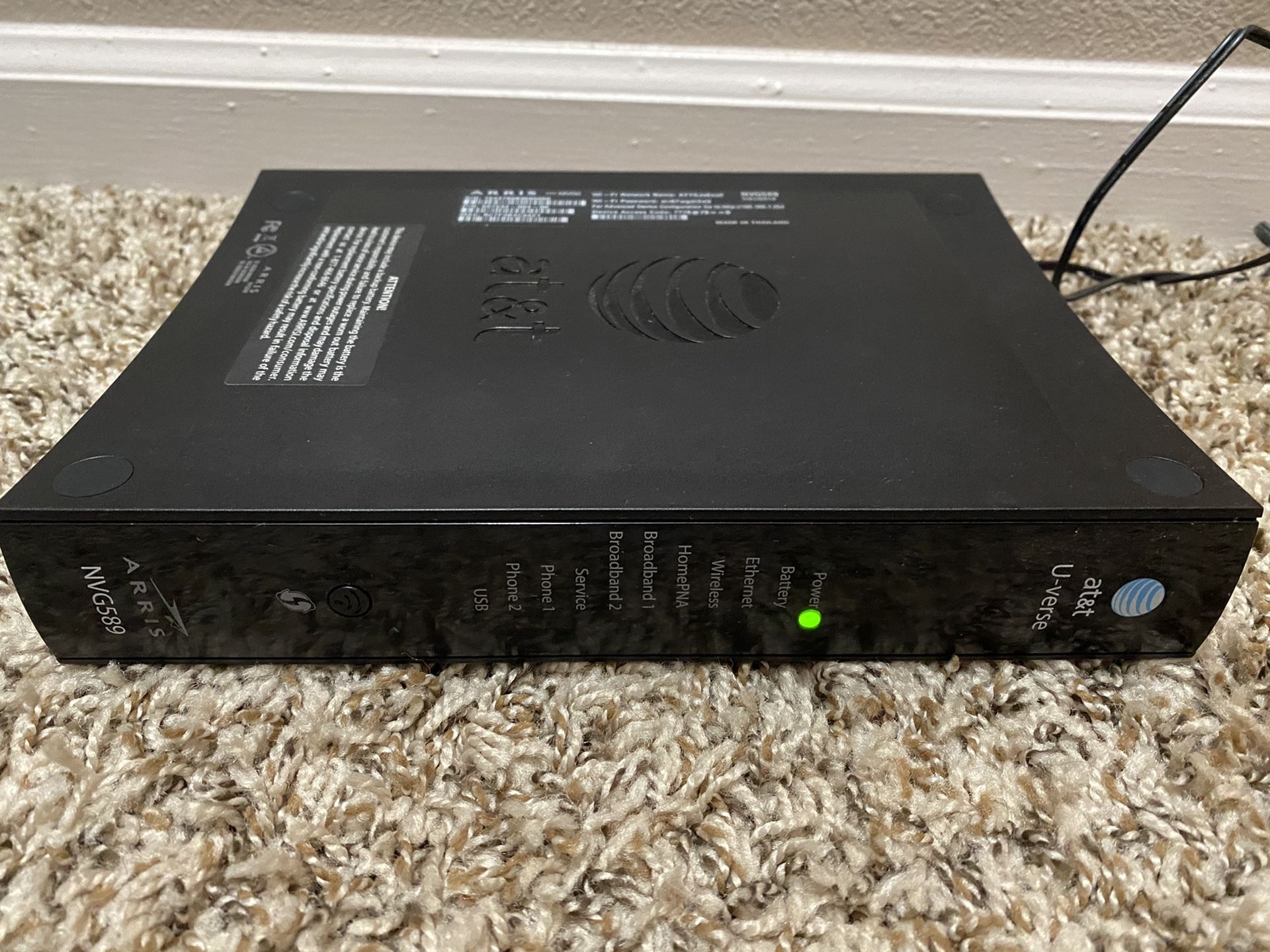 Arris NVG589 WiFi Modem