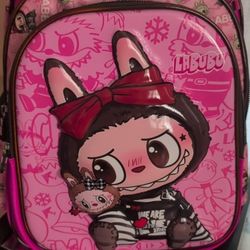 Labubu Backpack Pink