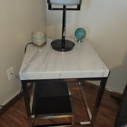 Marble end table