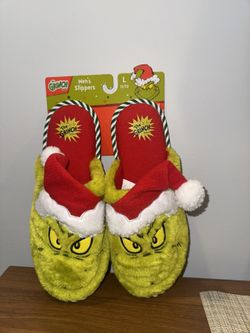Grinch men’s slippers size 11/12