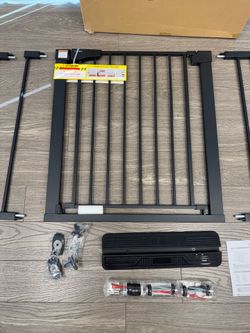 $30 #2442 (30” Tall X 29-45” wide) safety gate for baby toddler or dog / easy install