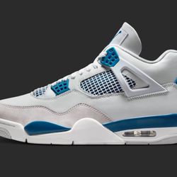 Jordan 4 Military Blue/industrial Blue Brand New In Hand Size 9.5mens/11womens $275 Or Best Offer