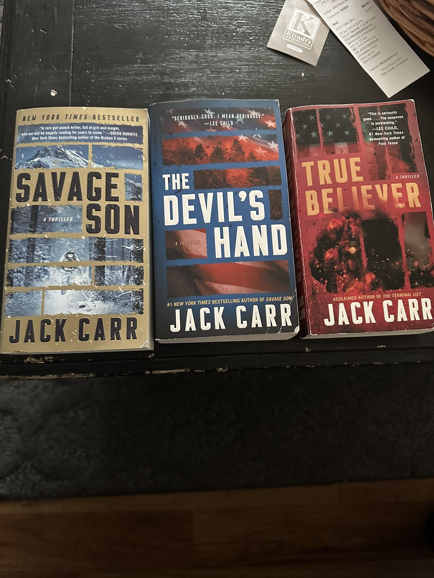 Jack Carr Book Series