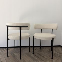 CB2 Inesse Dining chairs  Set of 2