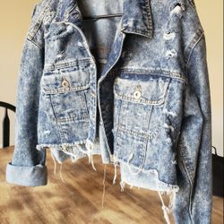 Cropped Jean Jacket