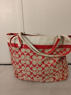 Coach Signature Canvas Tote Bag