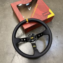 OMP Style Universal Steering Wheel New 330mm