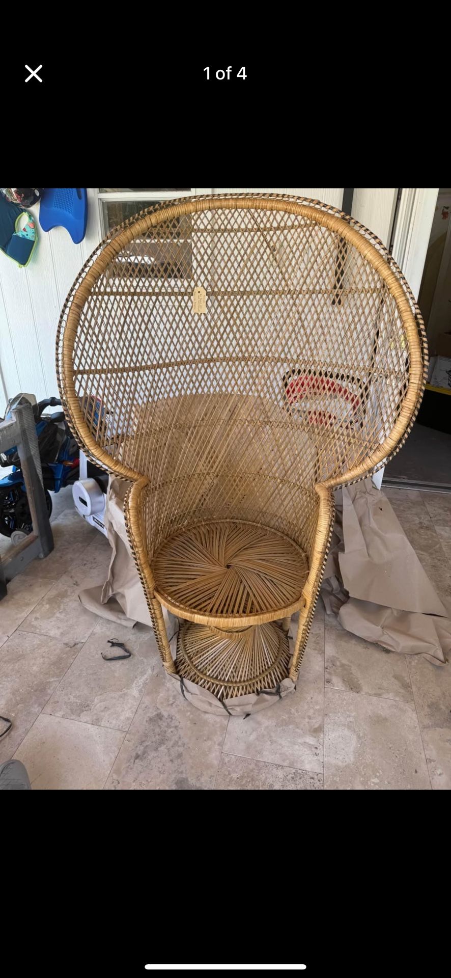 Wicker chair 