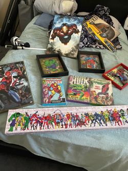 Marvel pictures from Hobby lobby holographic comic book