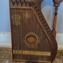 Antique Oscar Schmidt Menzenhauer Guitar Piano Harp Special Niagara Model 