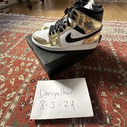 Jordan 1 Mid Se Metallic Gold - Steal!!