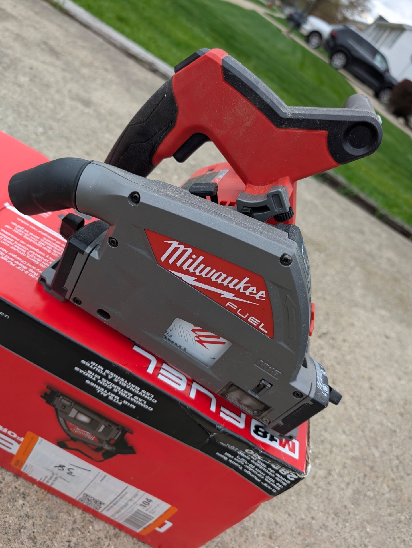 Like new Milwaukee Track Saw with Track