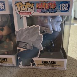 Naruto Shippuden Funko Pops (Might Guy and Kakashi)