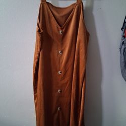 Orange Women Dress