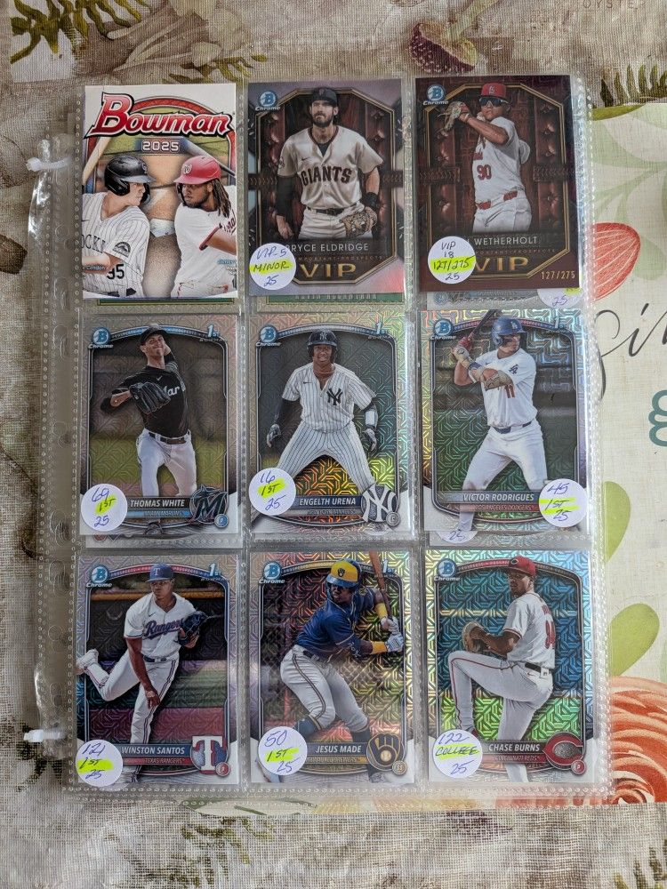 2025 Bowman Baseball