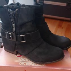 New Jelly Pop Short Black Boots 9.5 