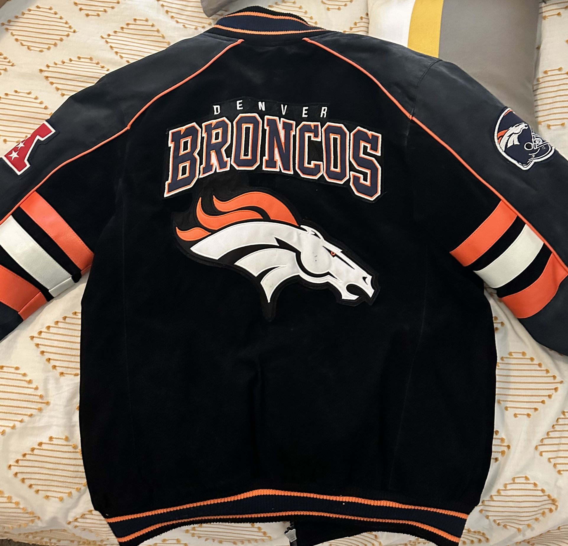 Vintage Varsity Broncos Jacket