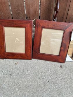 Pair of Vintage Aaron Brothers Wood Picture Frames