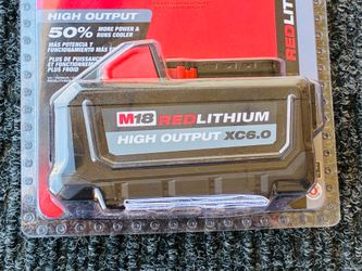 Milwaukee 18V High Output 6.0 Ah Battery