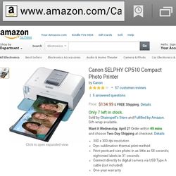 Canon portable printer. Excellent