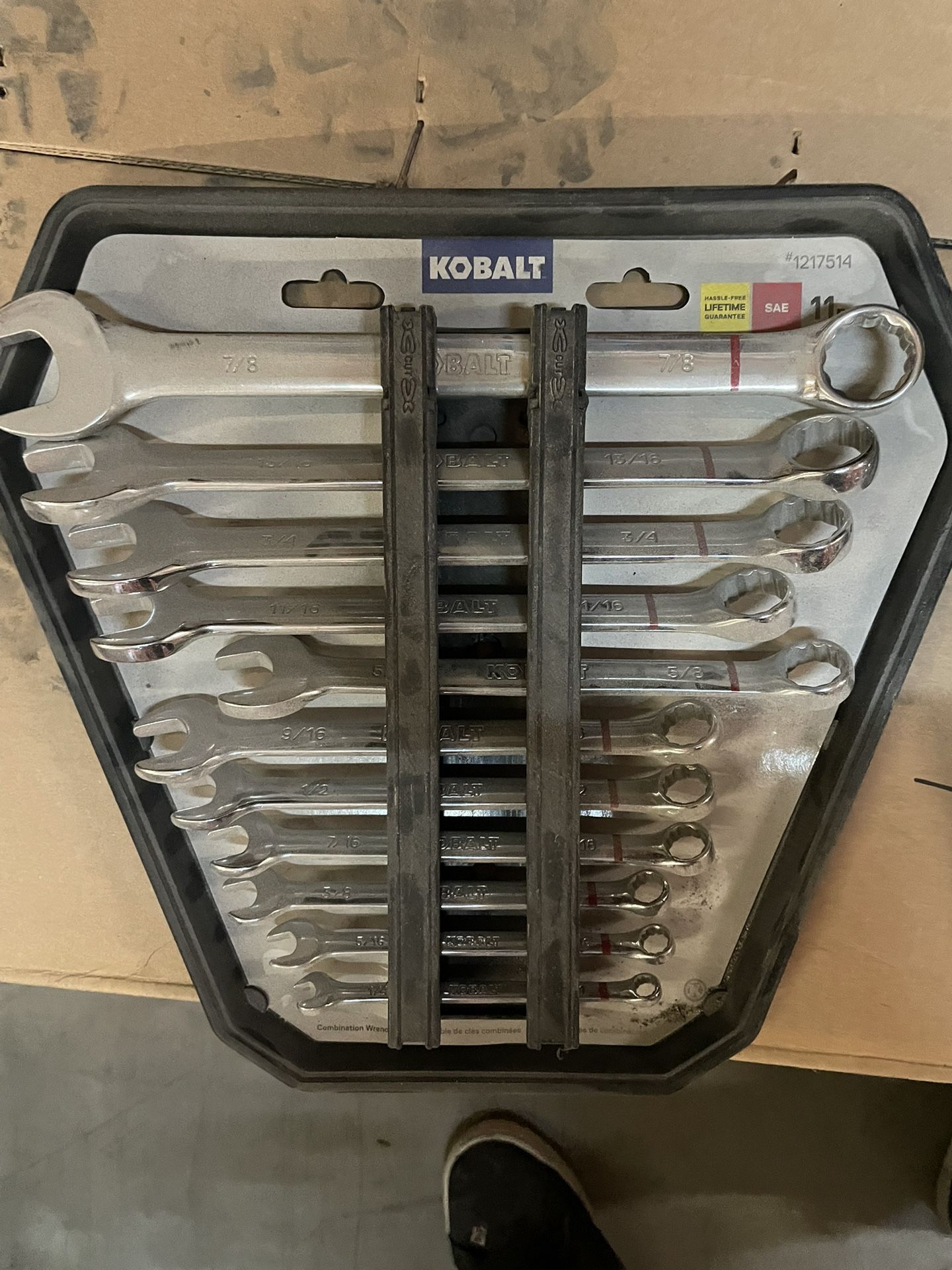 Kobalt 11pcs SAE Wrench Set