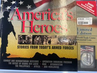 America”s hero’s book and coin