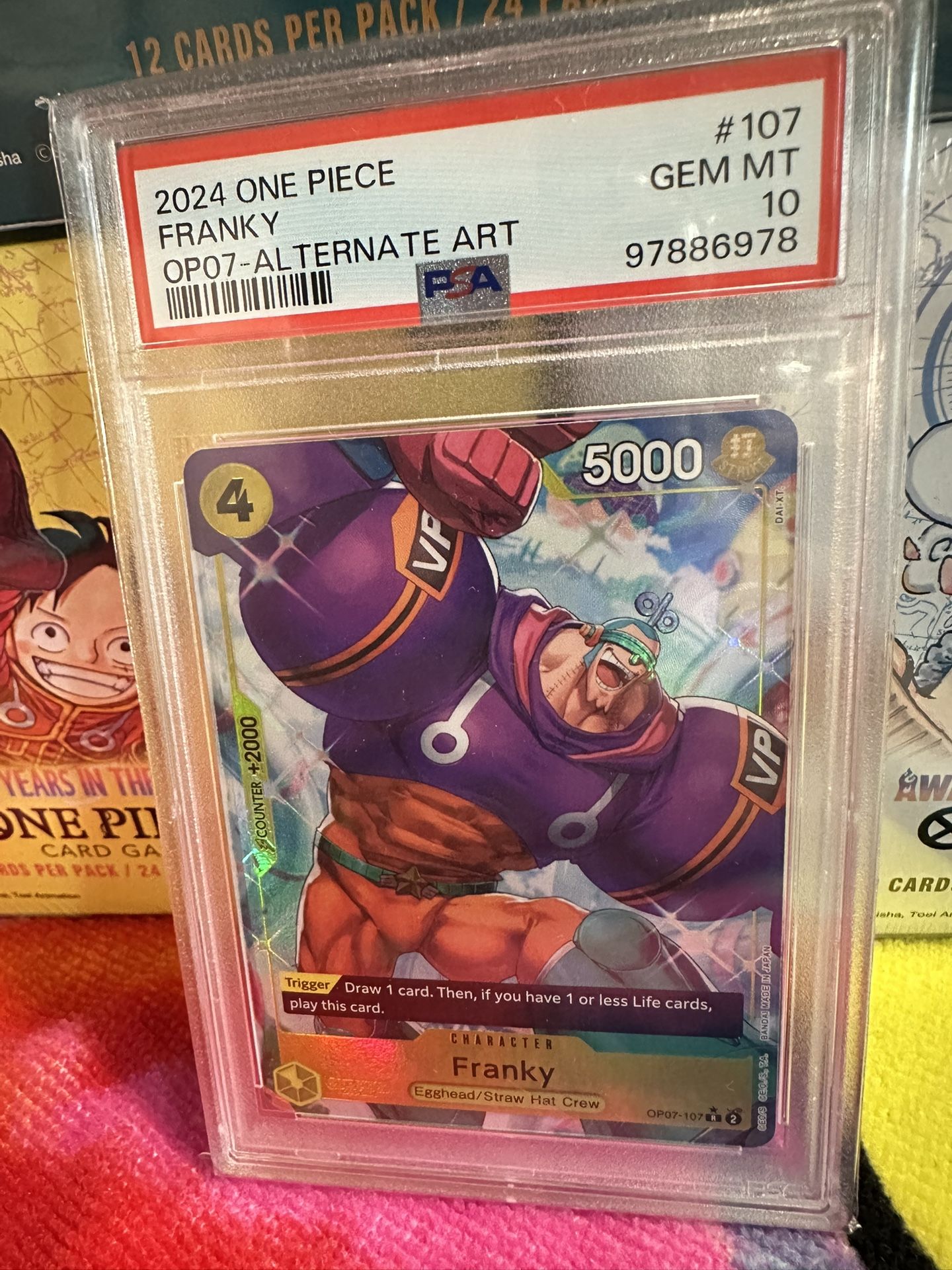 One Piece Franky Psa 10