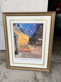 Van Gogh The Cafe Terrace Framed Art Print