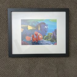 Disney's Finding Nemo Lithographs Pixar Nemo and Dory in Frame