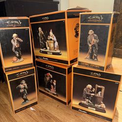Huge Emmett Kelly Jr. Figurine Lot w/ COAs + Snowbabies + Hallmark – Vintage & Rare Circus Collection